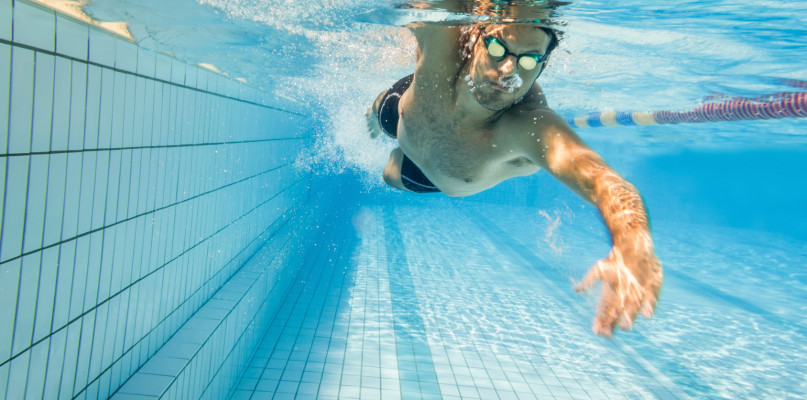 Tysiąc długości basenu przepłynął w dwa tygodnie