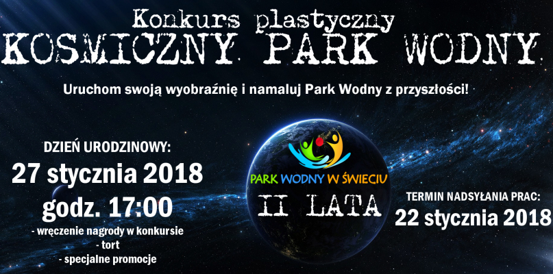 Drugie urodziny Parku Wodnego i konkurs dla dzieci