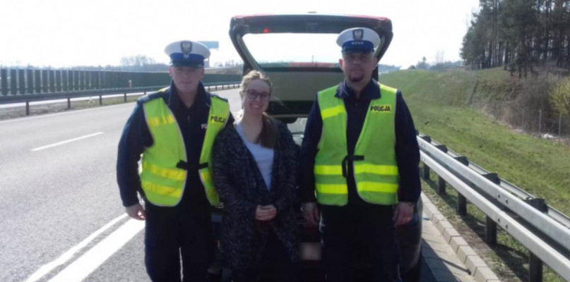 Miała szczęście, że policja była w pobliżu