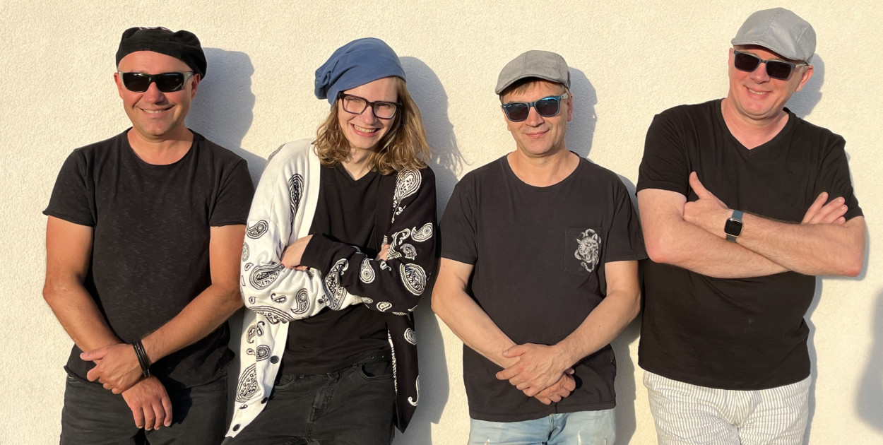 Od lewej: Adam Rządkowski, Szymon Piątkowski, Marian Kapuściński,  Michał Biniecki/fot. A. Rządkowska