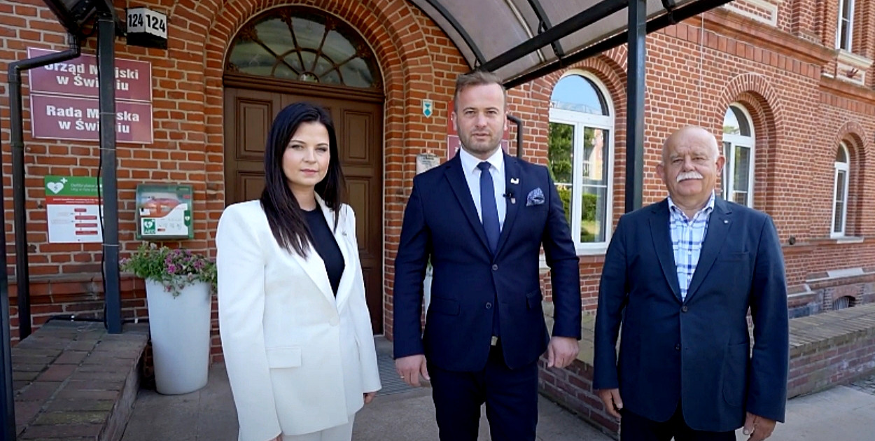 Burmistrz podzielił obowiązki i przedstawia zastępców FILM