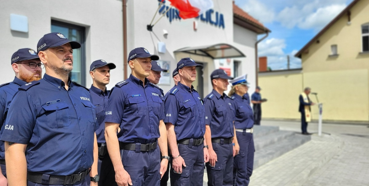 Posterunek policji w Laskowicach został uroczyście otwarty wczoraj 