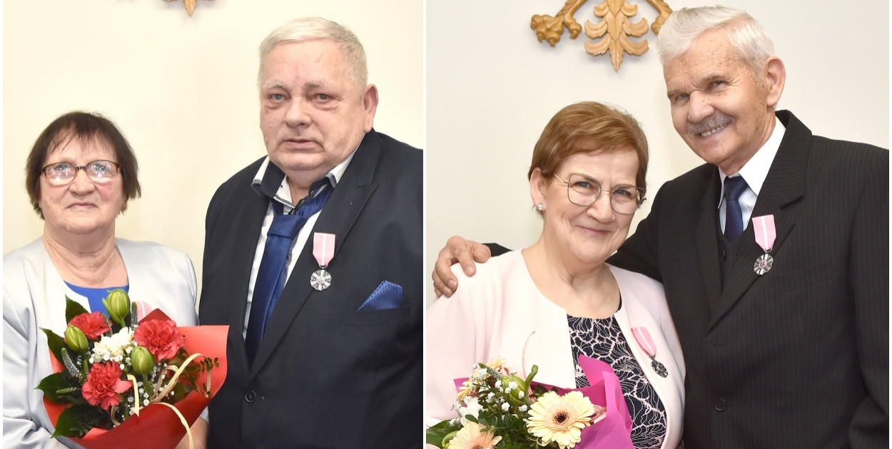 Gratulujemy pięknego jubileuszu i życzymy, aby miłość kwitła w sercach jeszcze przez długie lata/fot. Karol Cerajewski
