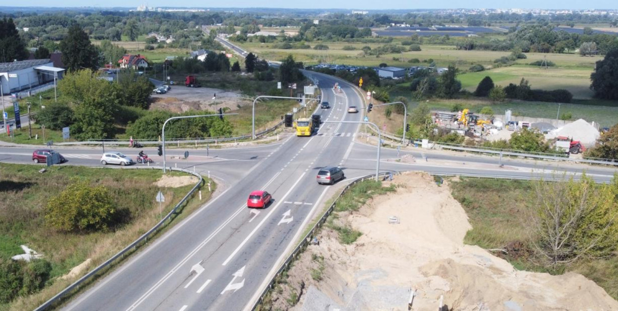 Trwa remont drogi krajowej nr 91 między Świeciem, a Chełmnem/ fot. GDDKiA w Bydgoszczy
