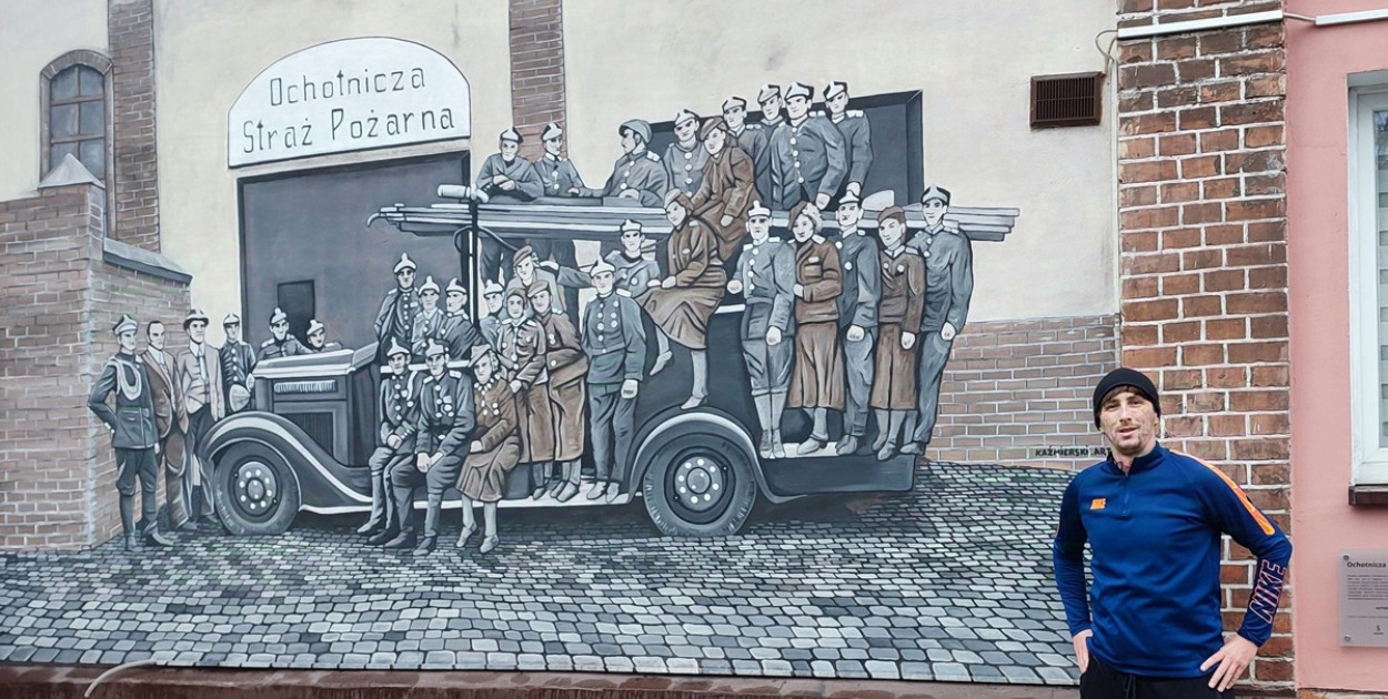 Taki mural powstał na Muzeum Straży Pożarnej w Świeciu/fot. swiecie.eu