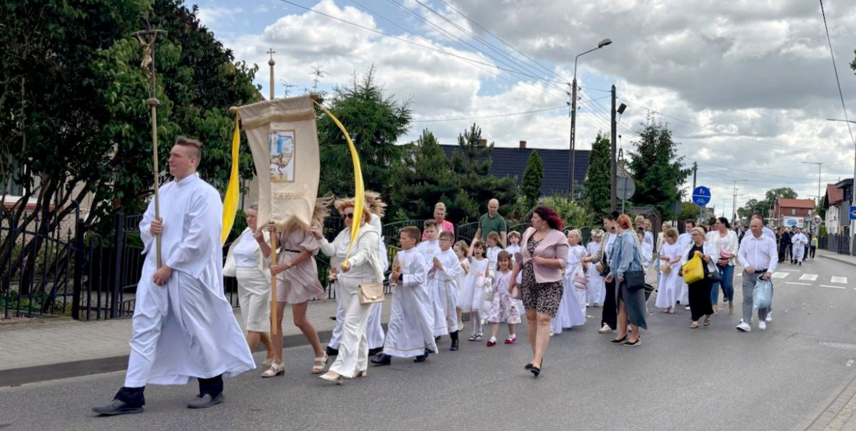 Procesja Bożego Ciała w Przechowie
