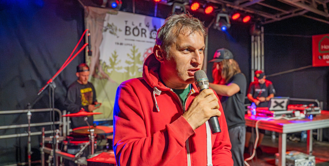 Pomysłodawcą i głównym organizatorem Bórfestu jest Michał Kwidziński /zdjęcie FB Bórfest