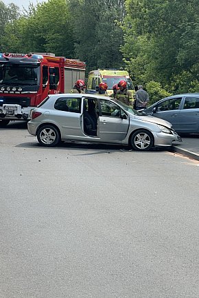 Zderzenie osobówek na Wodnej w Świeciu-4319