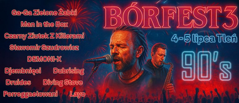 BórFest – Kociewski Pokojowy Festiwal Muzyczny z Rockowym Pazurem