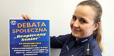 Debata o bezpieczeństwie. Policja zaprasza do dyskusji seniorów-24747