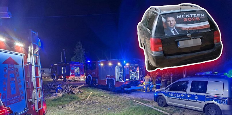 Dwa spalone samochody. Czy to zemsta za popieranie Konfederacji? - 26895