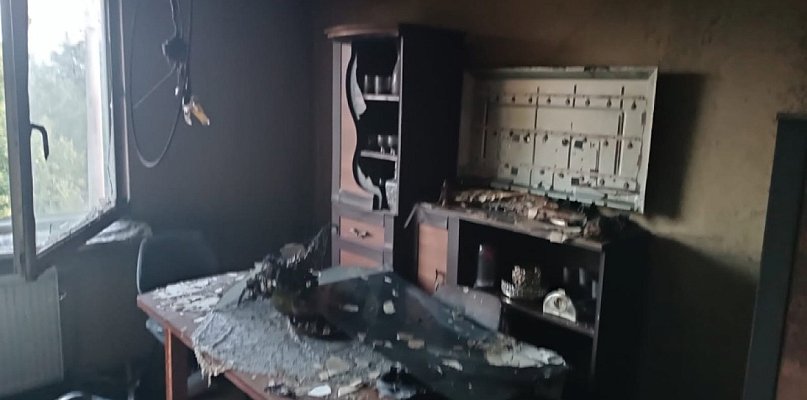 Tragiczny pożar w powiecie świeckim. Nie żyje starsza kobieta - 27773