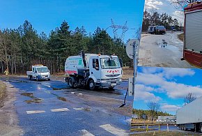 Zablokowana droga w Kozłowie. Rozlało się paliwo