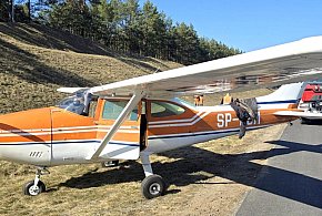 Awaryjne lądowanie na autostradzie A1 w Nowych Marzach