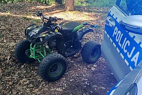 Niebezpieczny rajd 15-latka. Quadem uciekał przed policją