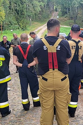 Poszukiwania w lesie — ćwiczenia służb-4400