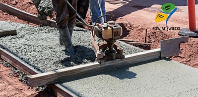 Obwieszczenie Starosty - budowa chodnika w Terespolu