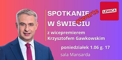 Zaproszenie na spotkanie otwarte z Krzysztofem Gawkowskim