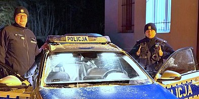 Wyścig z czasem w gminie Nowe. Policjanci uratowali 33-latka-29464