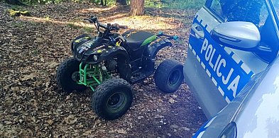 Niebezpieczny rajd 15-latka. Quadem uciekał przed policją