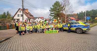 SP w Wierzchach w akcji „Odblaskowa Szkoła” 2025 FILM-28850