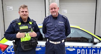 Kierowca dziękuje policjantom i strażakom za sprawną pomoc-29157