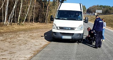 O krok od urwania koła na autostradzie