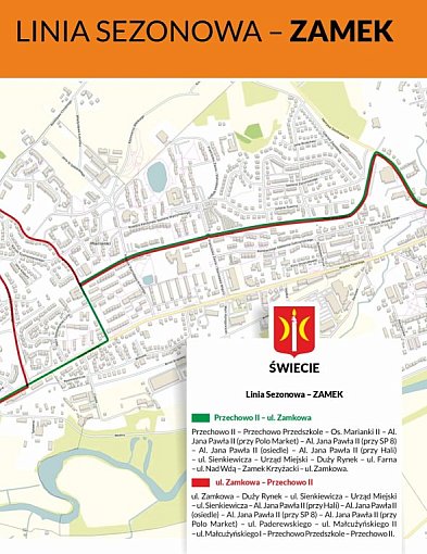 Od 1 maja ruszają linie sezonowe do Deczna i na Zamek. Zobacz rozkład
