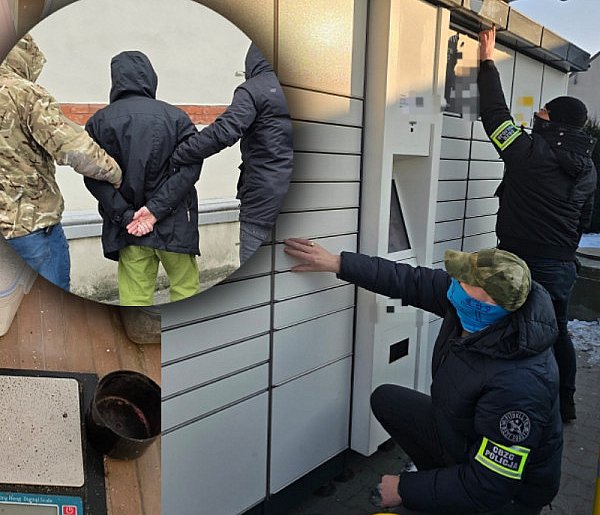 Narkotykowy biznes przez paczkomaty rozbity. 44-latek w areszcie