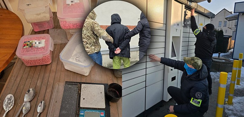 Narkotykowy biznes przez paczkomaty rozbity. 44-latek w areszcie