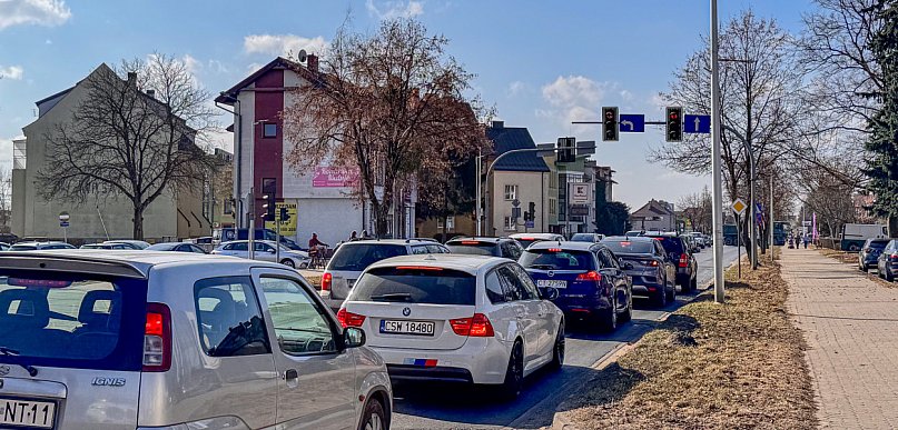 Czerwona pułapka w centrum Świecia. Awaria zaskoczyła kierowców