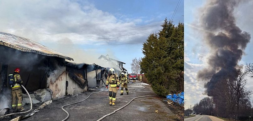 Widzieliście ten slup dymu nad Chełmnem? Zobacz zdjęcia i WIDEO