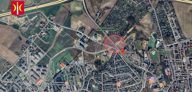 Od jutra wahadło przy cmentarzu na ul. Sienkiewicza w Świeciu