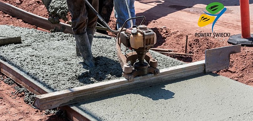 Obwieszczenie Starosty - budowa chodnika w Terespolu