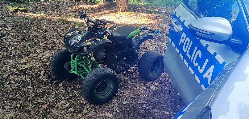 Niebezpieczny rajd 15-latka. Quadem uciekał przed policją