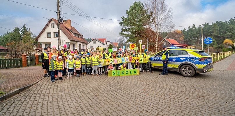 SP w Wierzchach w akcji „Odblaskowa Szkoła” 2025 FILM - 28850
