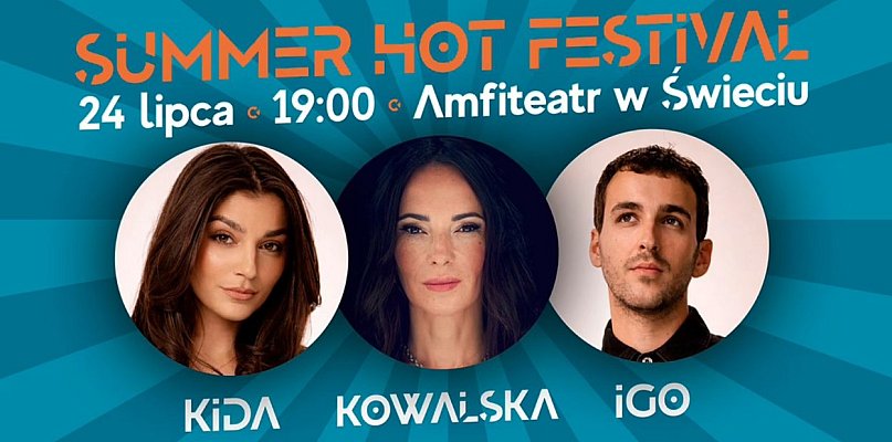 Gorący lipiec w amfiteatrze. Sprawdź, kto wystąpi na Summer Hot Festival 2026