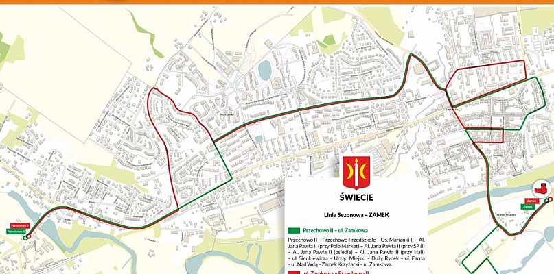 Od 1 maja ruszają linie sezonowe do Deczna i na Zamek. Zobacz rozkład