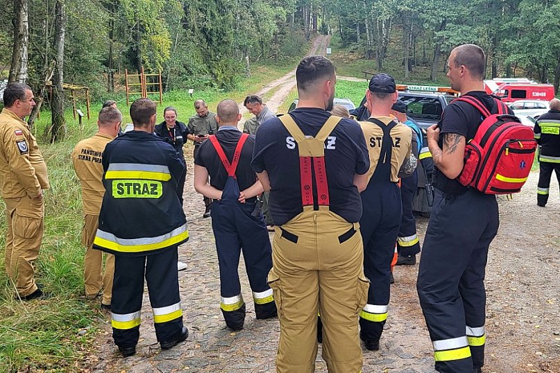 Poszukiwania w lesie — ćwiczenia służb