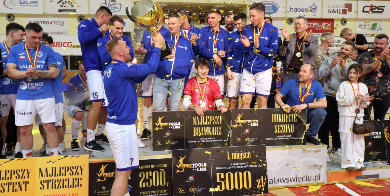 Haber Team - mistrz 18 edycji Amatorskiej Halowej Ligi Piłki Nożnej „Proftools Liga”