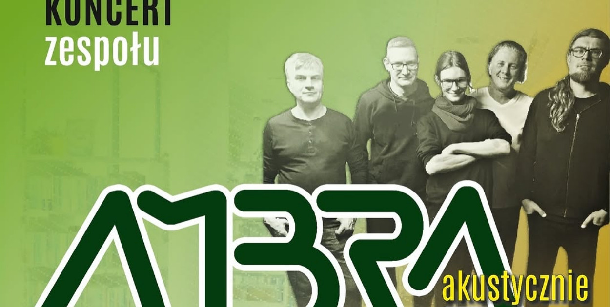 Zespół Ambra akustycznie zagra w bibliotece