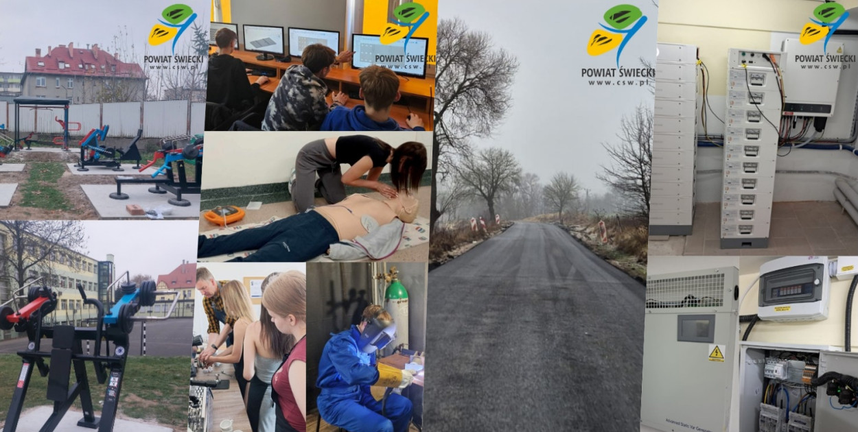 Drogi, szkoły i... magazyny energii. Miliony na inwestycje w powiecie świeckim