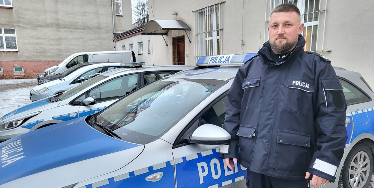 Policjant przyłapał złodzieja na „gorącym uczynku”