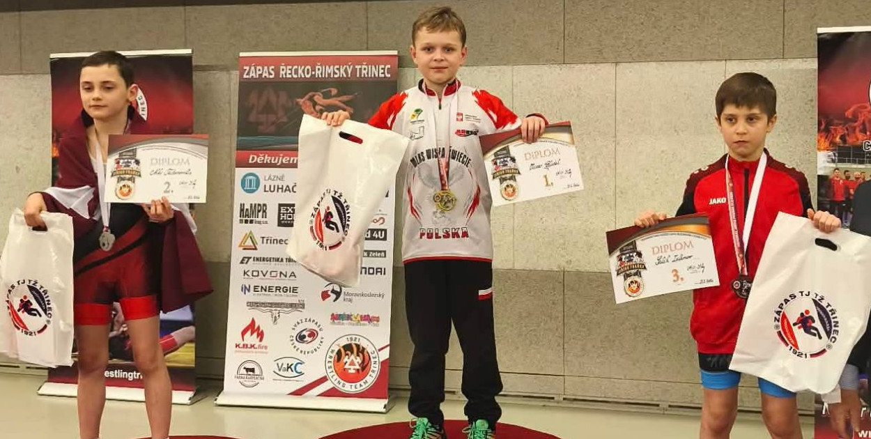 Pięć medali zapaśników Wisła Świecie na zawodach w Czechach