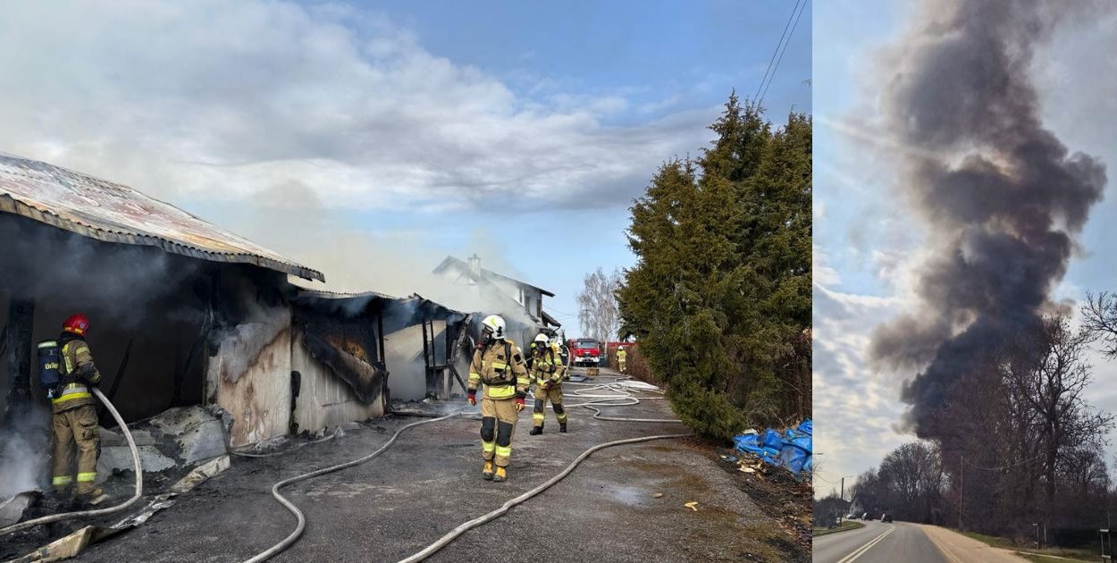 Widzieliście ten slup dymu nad Chełmnem? Zobacz zdjęcia i WIDEO