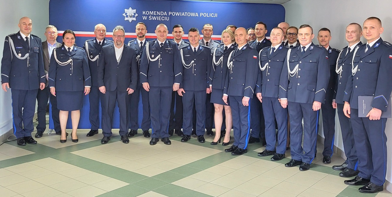 Zmiany w kierownictwie Policji w Świeciu