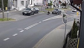 Potrącenie nastolatki na hulajnodze Świecie WIDEO